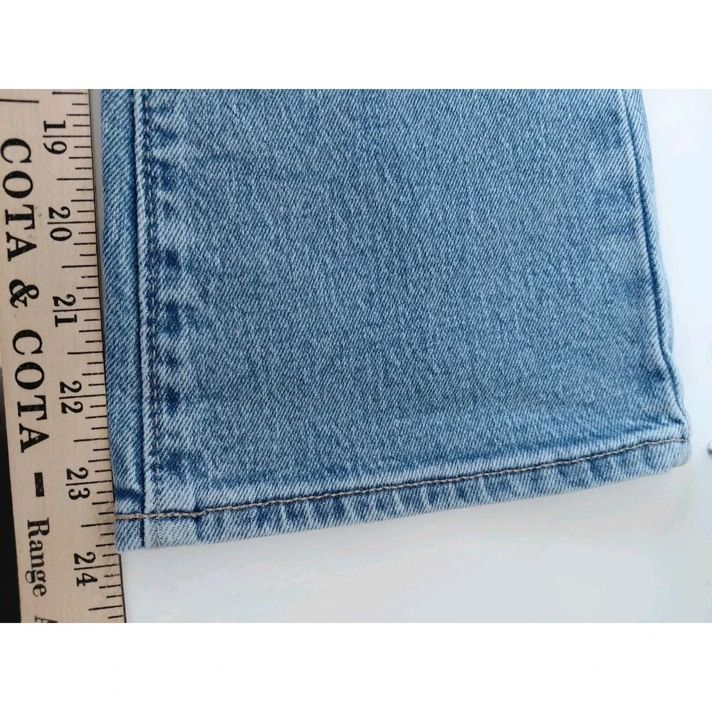NWT High Rise Flare Old Navy Light Wash Denim Butterflies Girls 10 Adj Waist